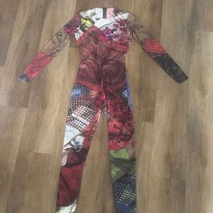 Marine serre Long Sleeve Jumpsuit